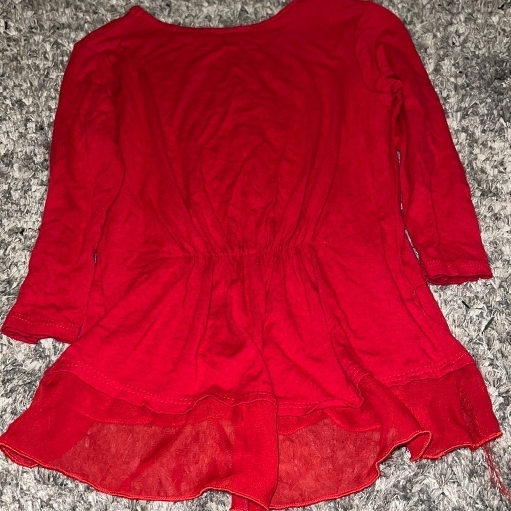Zara Red Top